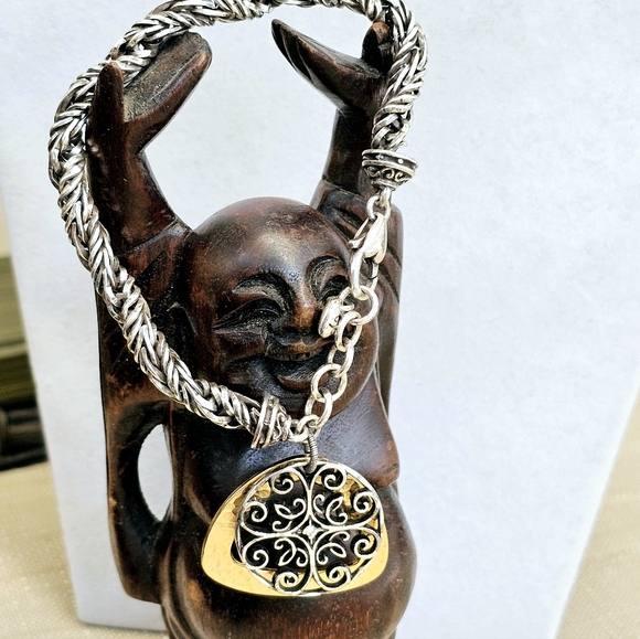 Brighton Highland Park Bracelet with Two-Tone Two-Piece Charm - Picture 13 of 16